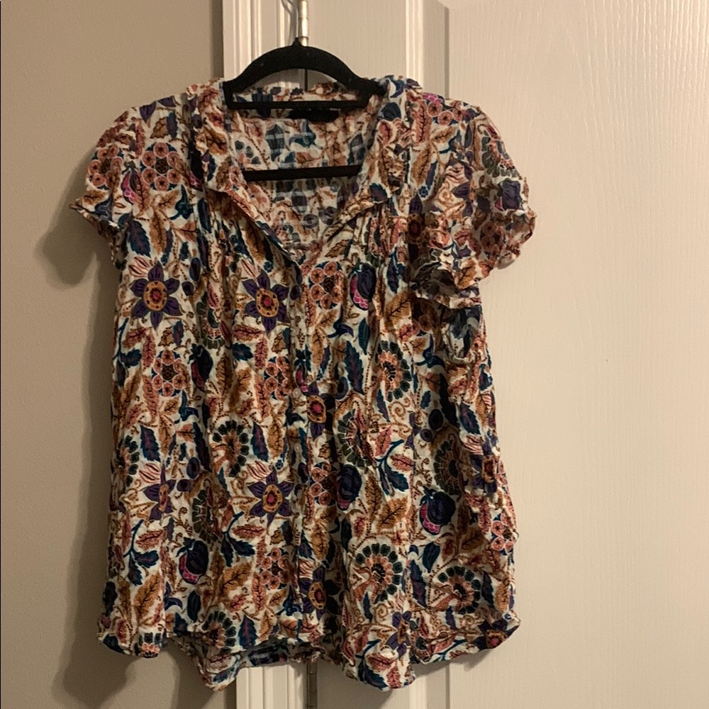 Floral Print Women's Top